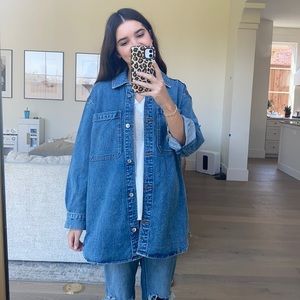 Women’s Abercrombie and Fitch Jean Shacket